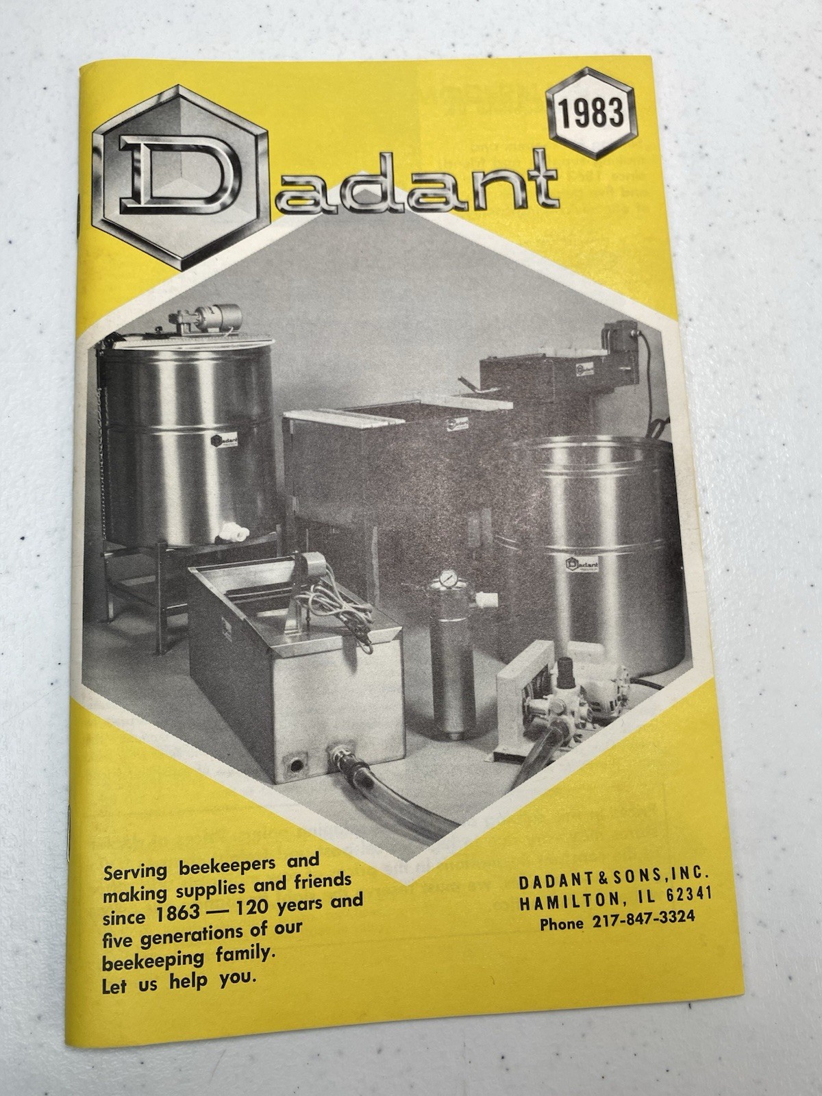 Dadant Beekeepers 1983 Catalog Envelope Order Form