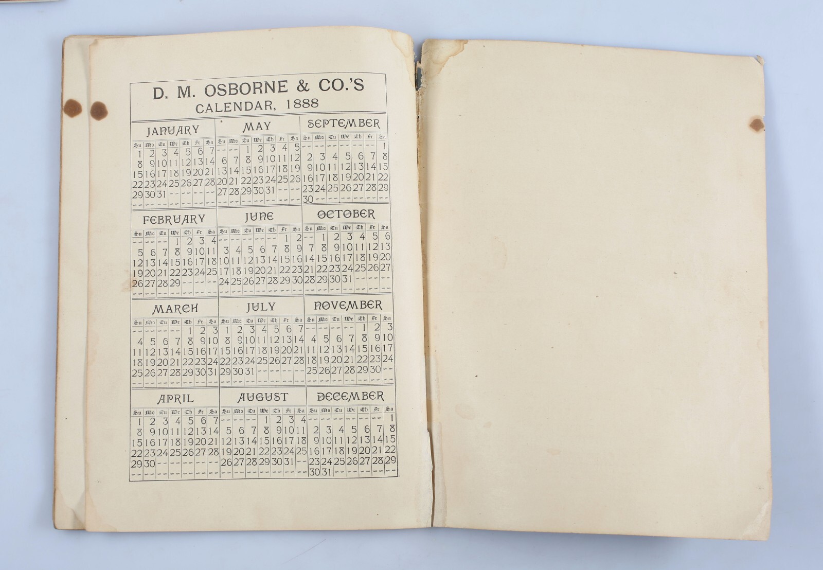 1888 D.M. Osbourne & Co. Harvesting Machinery Catalog In German Auburn NY Horse