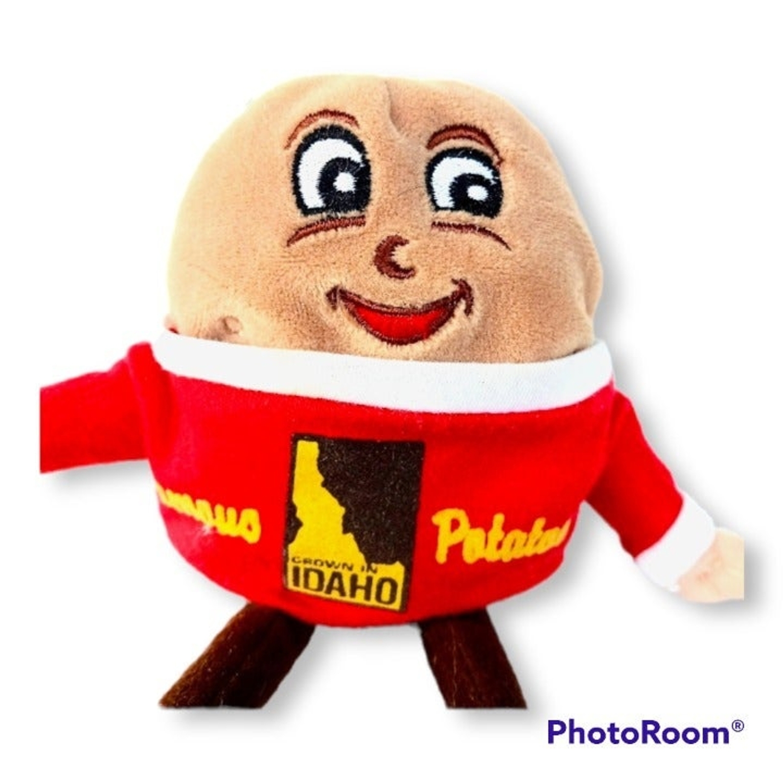 Vtg Official Idaho Potatoes Mascot Spuddy Buddy Plush-Andromorphic-Tourism-9&Prime;