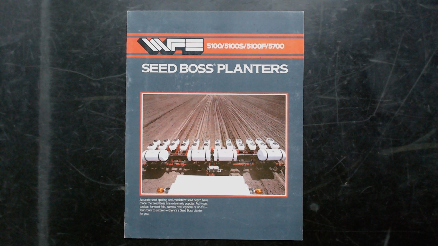 White Farm Equipment Seed Boss Planters Brochure 5100 Series Vintage