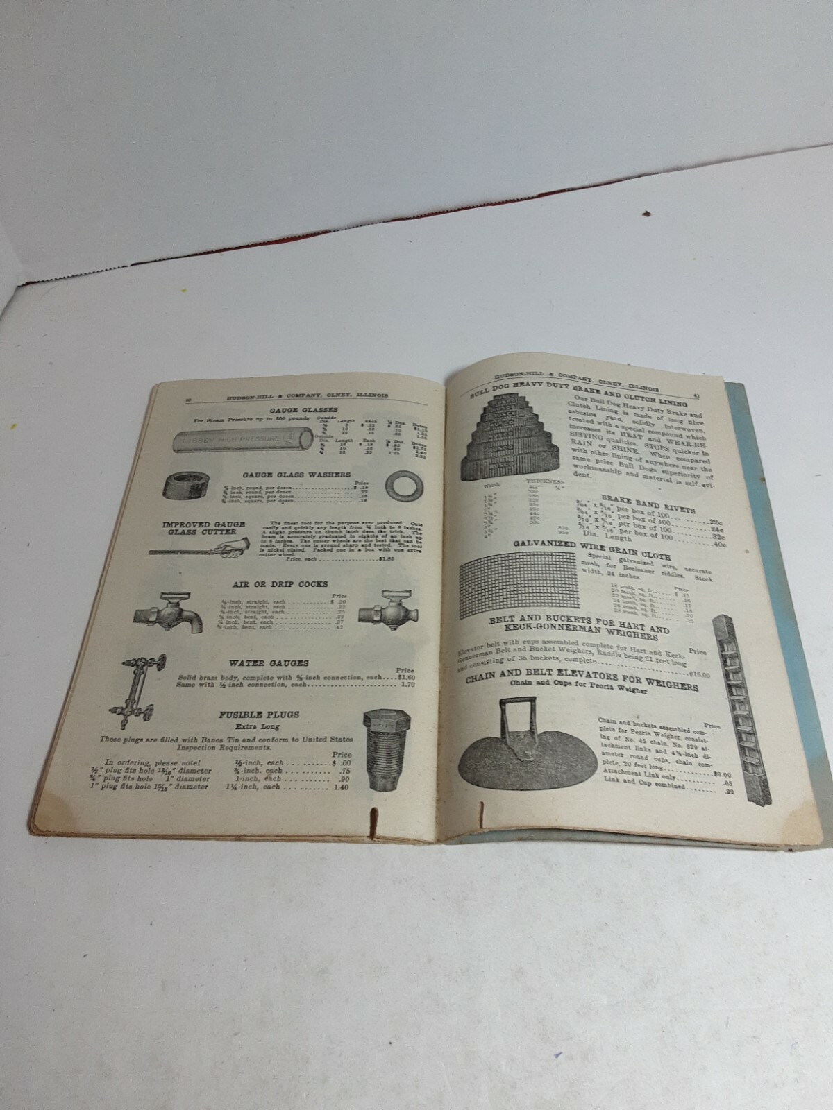 1937 Hudson – Hill & Co Thresher And Mill Supply Catalog
