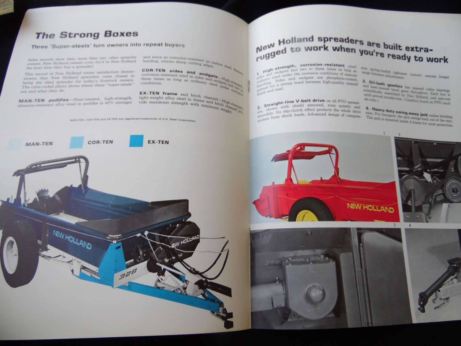 VINTAGE SPERRY RAND NEW HOLLAND SPREADERS EQUIPMENT CATALOG OR BROCHURE