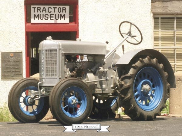 1935 Plymouth Tractor NEW METAL SIGN: 9×12&Prime; & Free Shipping