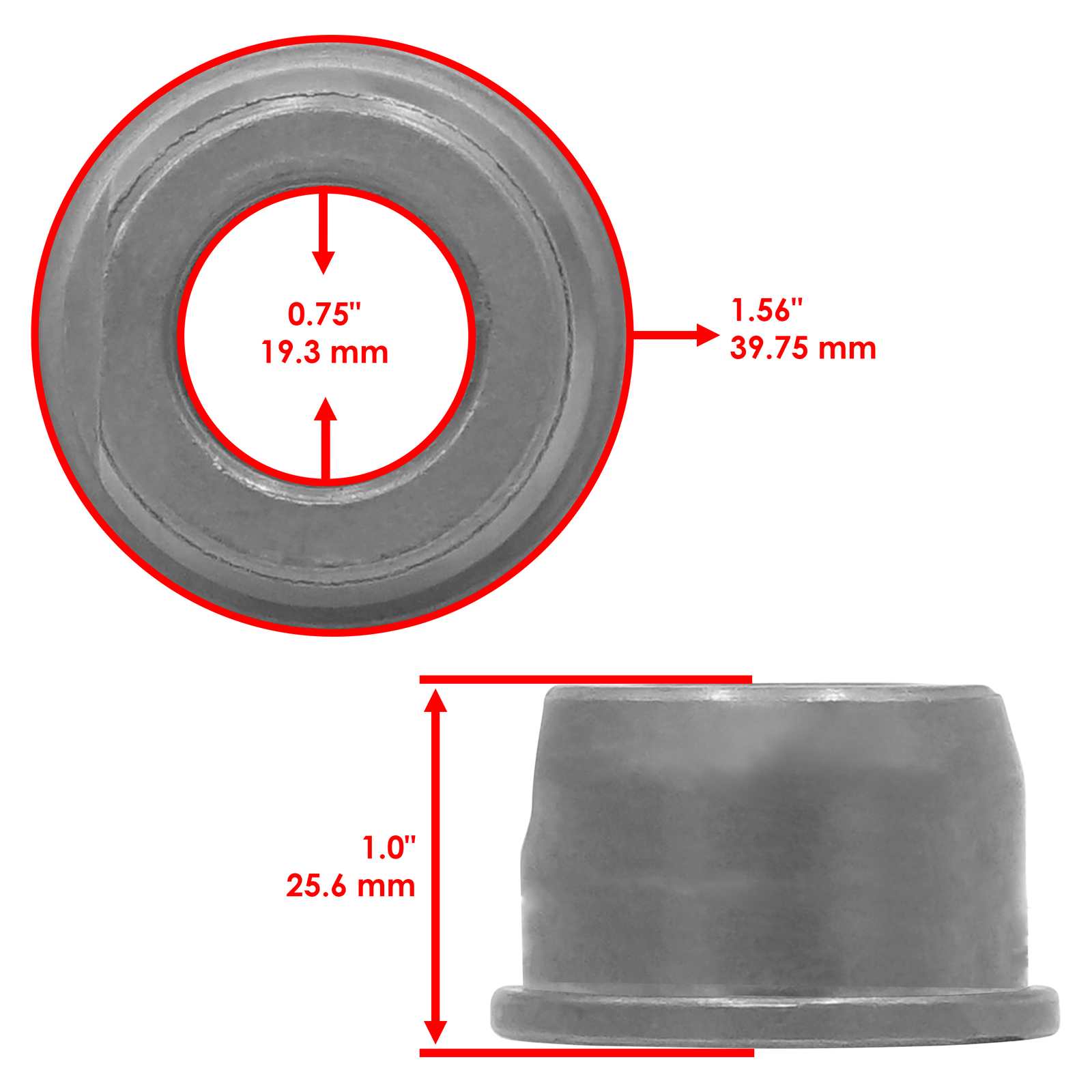 for John Deere Tractor S100 S120 S130 S140 S160 S170 Front Wheel Bushing Bearin