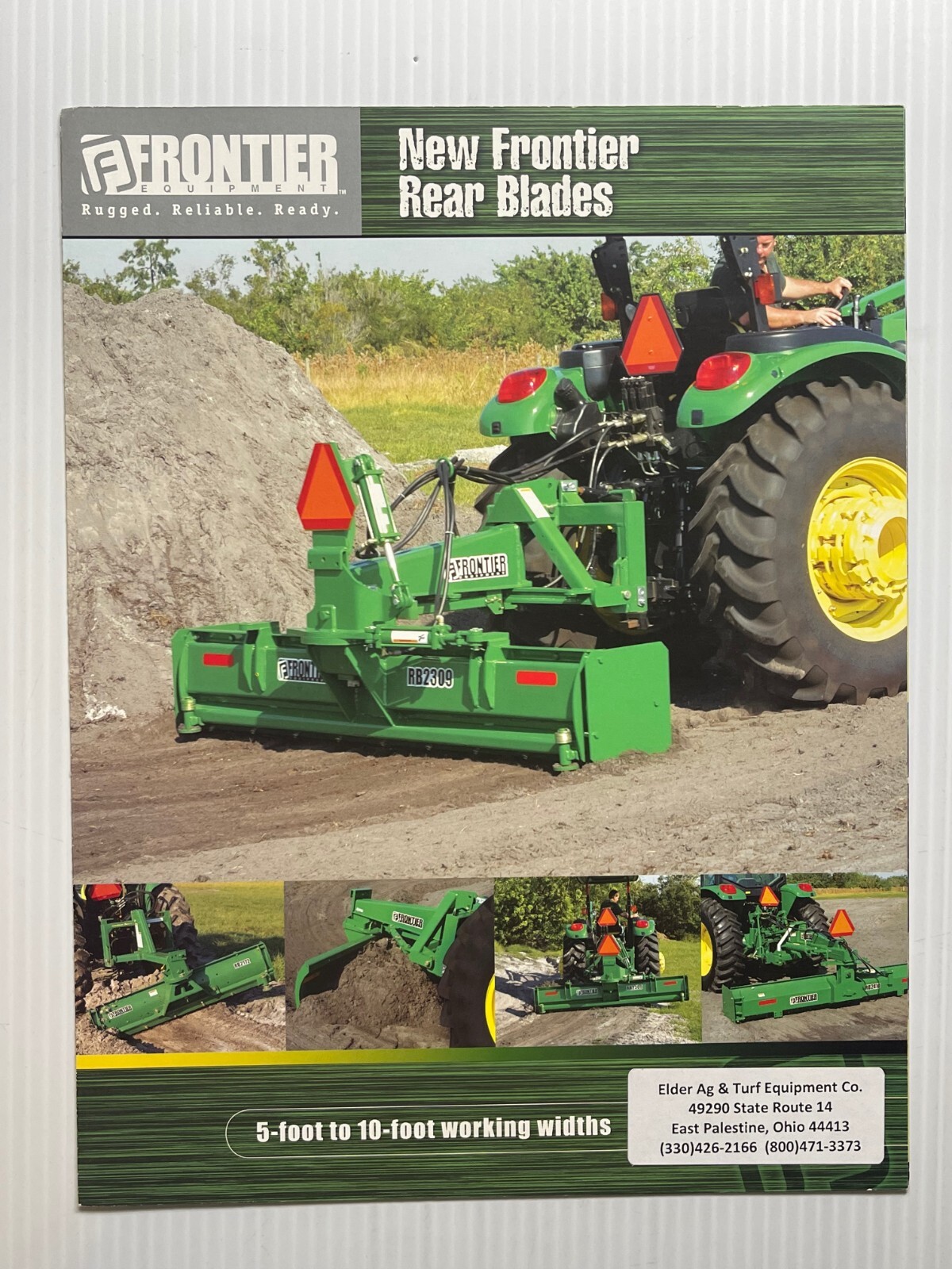 Frontier Equipment – New Rear Blades Sales Brochure *Original 2006*