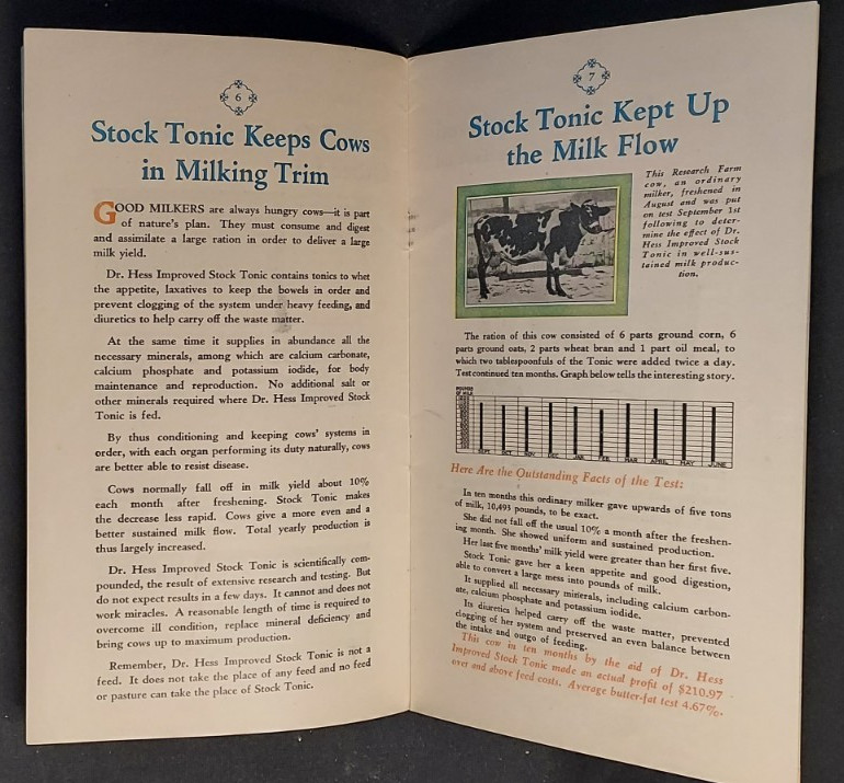 1928 Dr Hess Products Catalog Hess Clark Ashland OH Veterinary Farm Animals