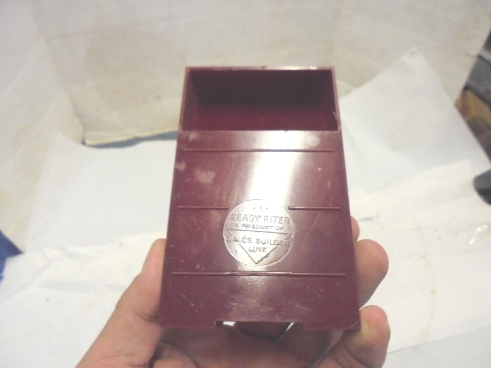 plastic note holder christie & larsen livestock buying belmond iowa no paper