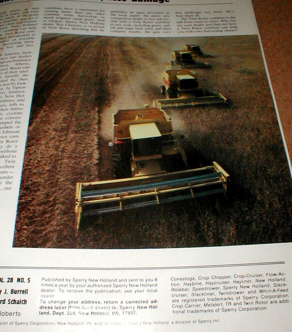 Sperry New Holland News Full Color 1981 Magazine Vol 28 No 5