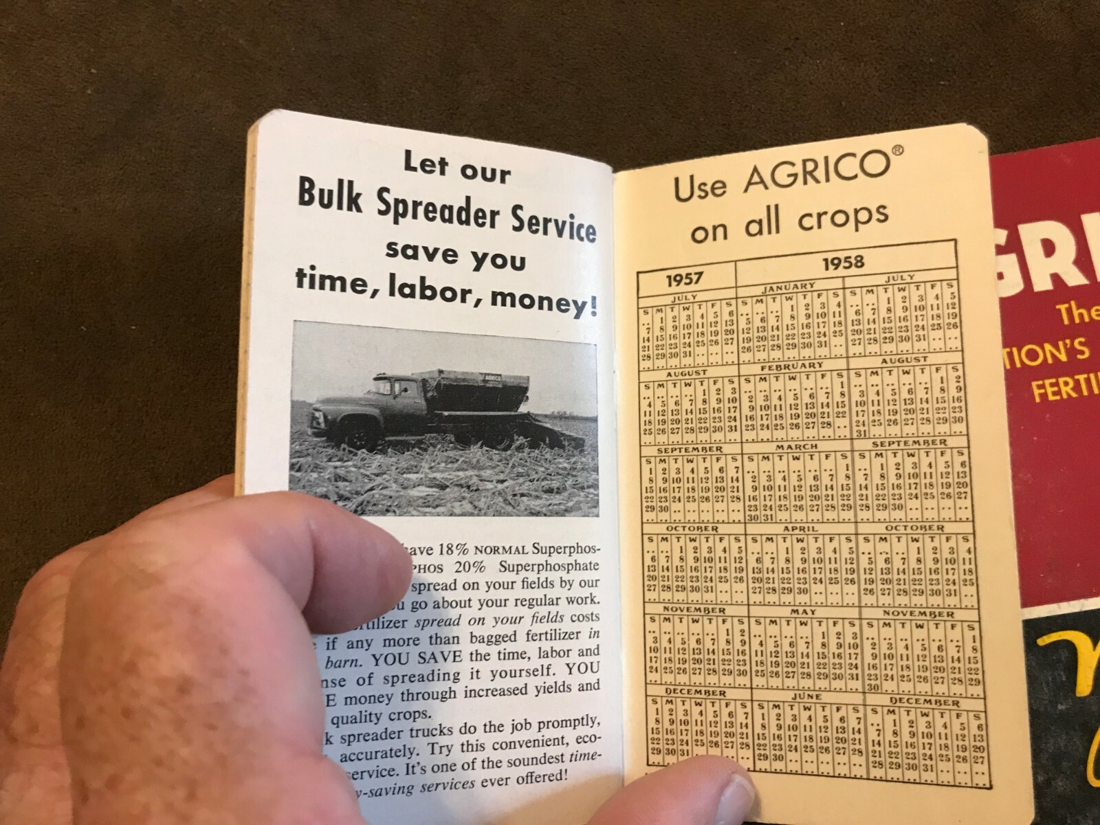 Agrico Advertising FArmers Reference Notebooks Circa 1950-1958 lot of 7