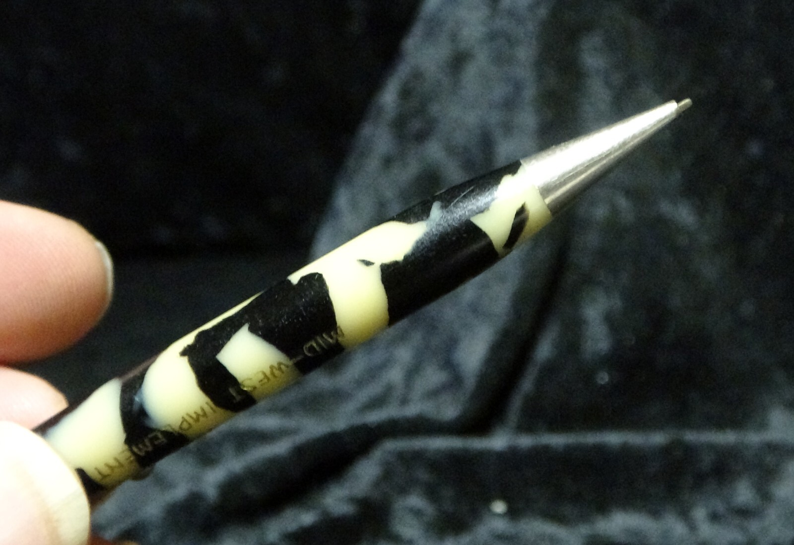 Vintage 1936 Mechanical Pencil Mid-West Implement Dealers Ass&rsquo;n. Zebra B/W Works