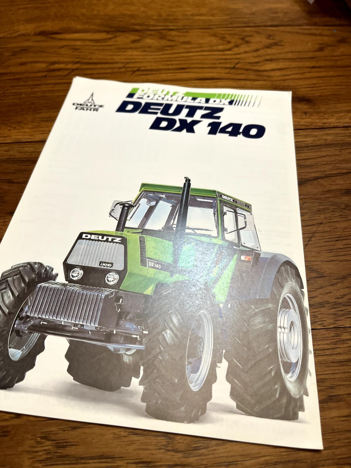 Deutz Fahr DX140 Tractor For 1978 Brochure FCCA