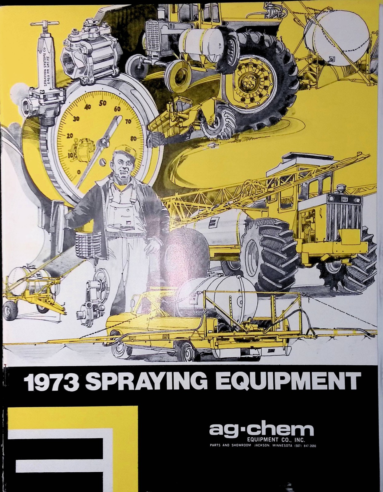 Vintage Farm Machinery Sales Brochure 1973 Spraying Equipment Farm Brochure