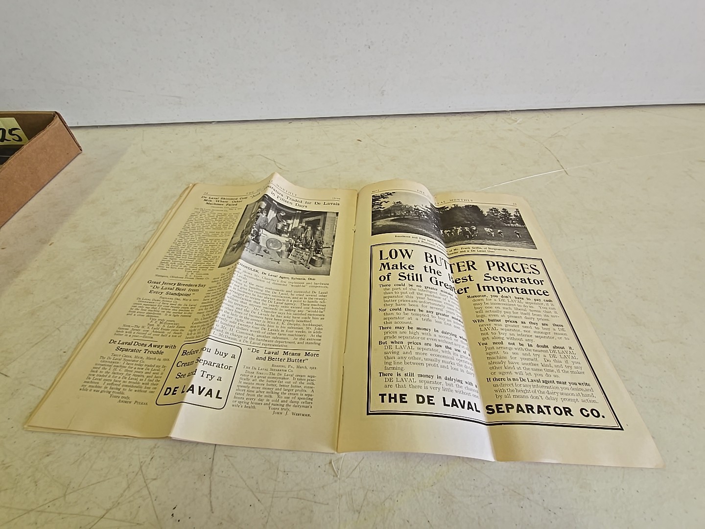Antique De Laval Seperator Co. Advertising June 1911 De Laval Monthly Vol 5 No 6