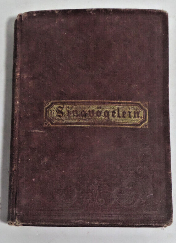Das Singuogelein Bible 1875 hymn song book German? Swedish?