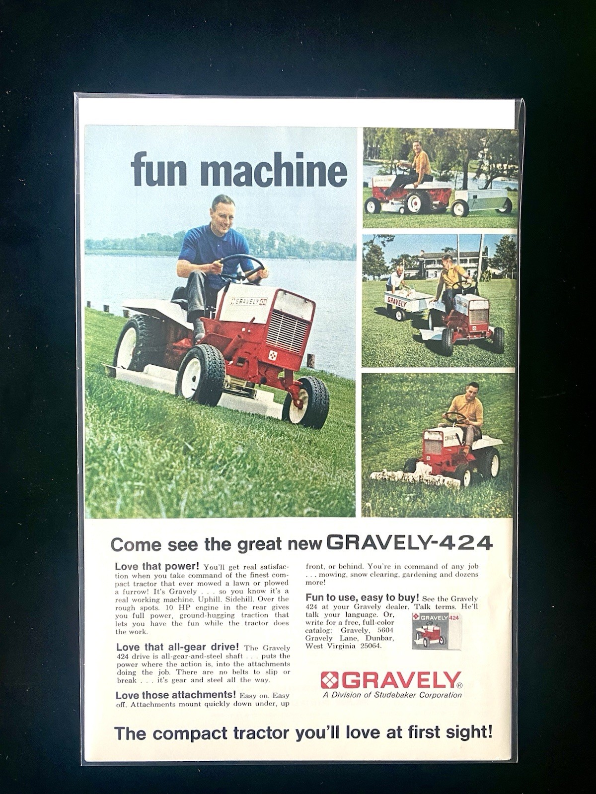 Lot 11 Vintage Lawn Tractor Ads 60s–70s Bolens Husky Gravely Cub Cadet GE
