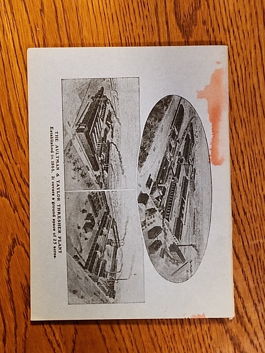 Aultman & Taylor Development Of The Grain Thresher Testimonies Book