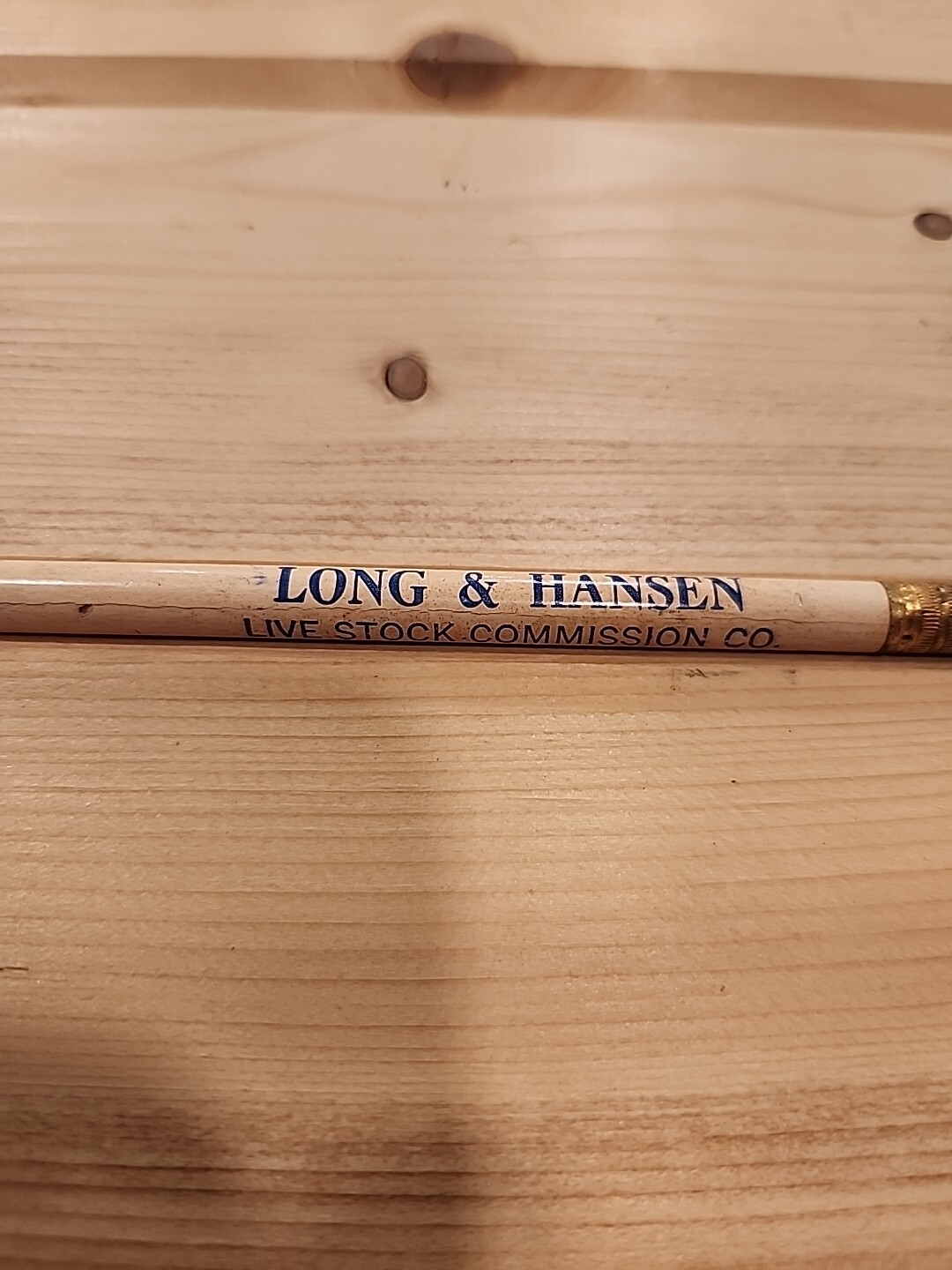Vtg Long & Hansen Live Stock Commission Yards Sioux City Iowa