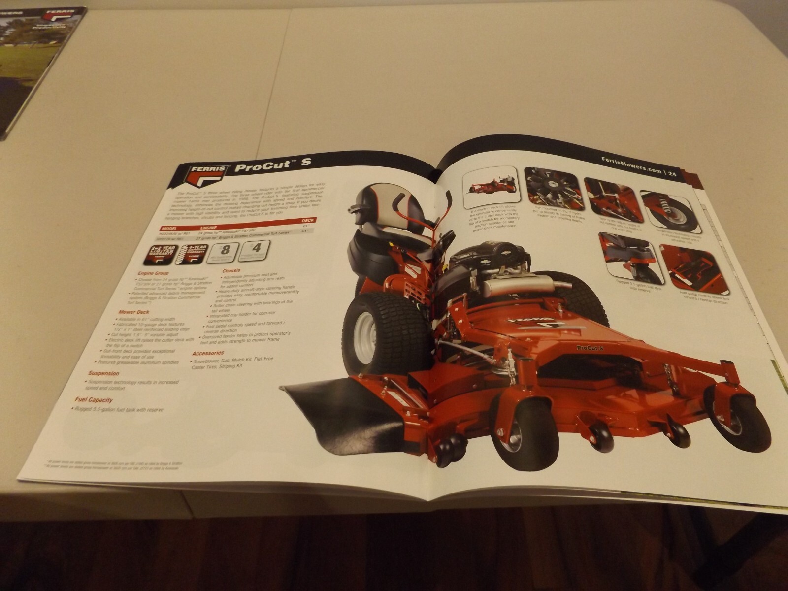 FERRIS ZERO TURNS THREE WHEEL RIDERS, Experience Suspension, # 2014