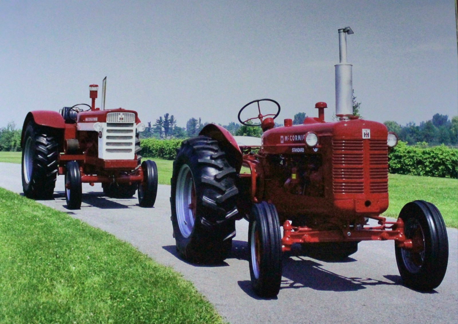 International McCormick Tractor Vtg Wall Art Original Country Farm Decor