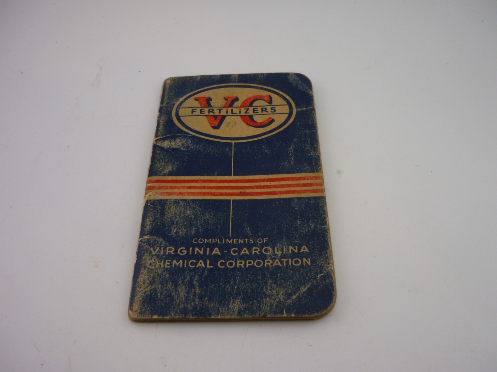 1941 V-C Fertilizers Pocket Notebook Tobacco Farm Advertising