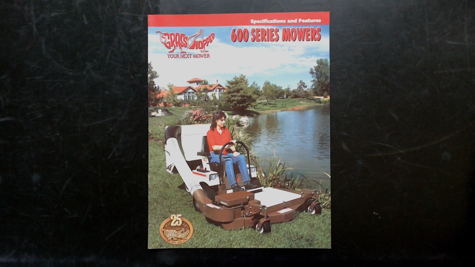 Grasshopper 600 Series Mowers Brochure Vintage 1995 Agriculture Promo
