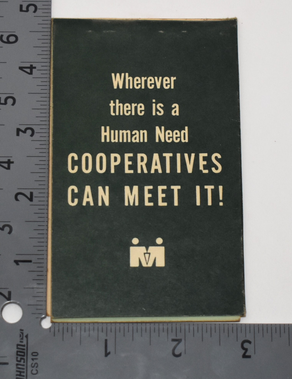 Vintage Midland Cooperative Advertising Pocket Memo Book Notebook