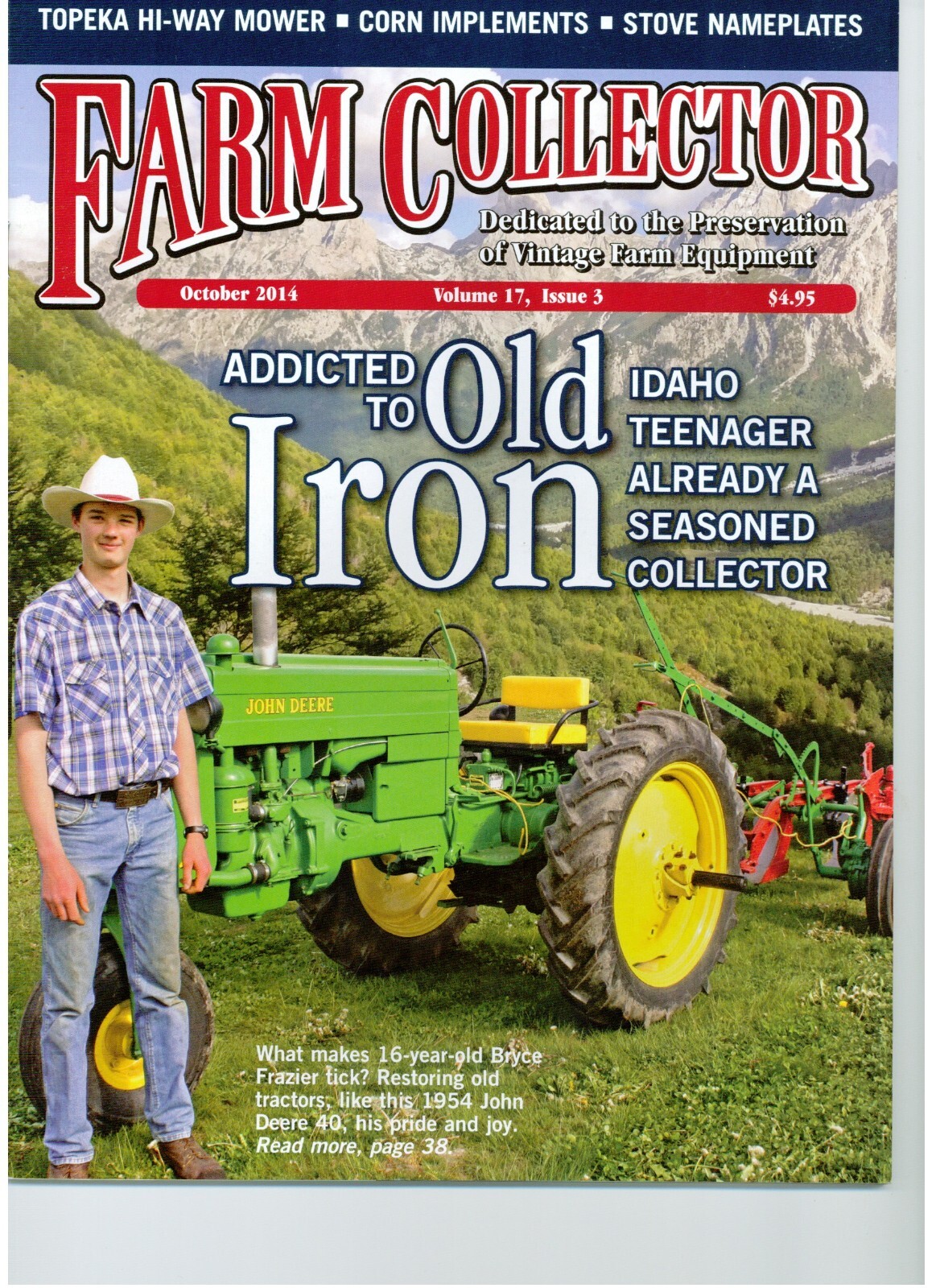 Corncribs, Corn Collectables, Topeka Hi-Way Mower Tractor, New Bettendorf Wagon