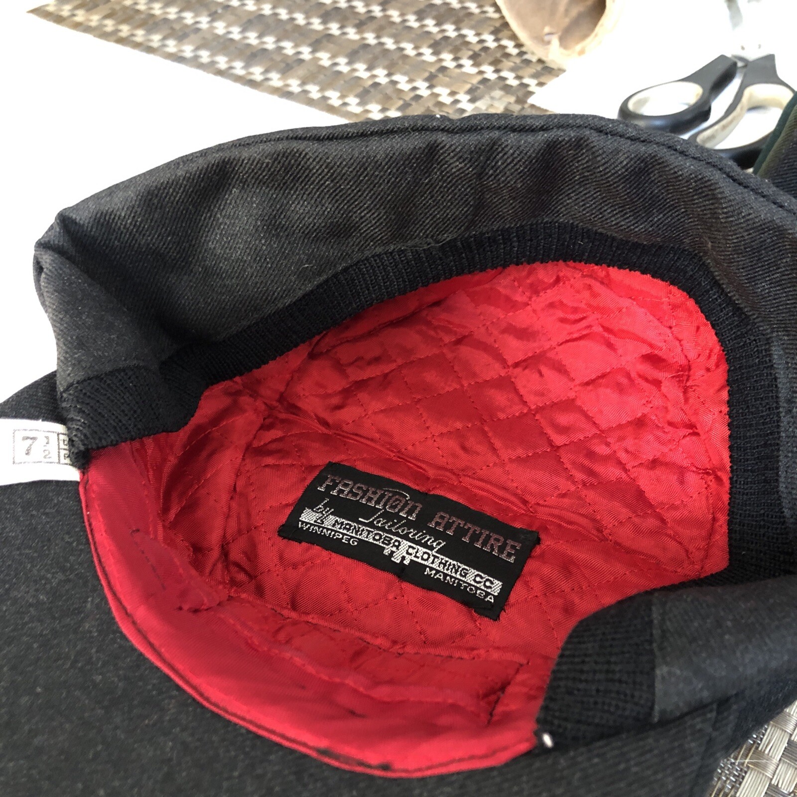 1960s Collectible SPERRY RAND NEW HOLLAND Winter Uniform Flap Hat Cap Patch NOS: