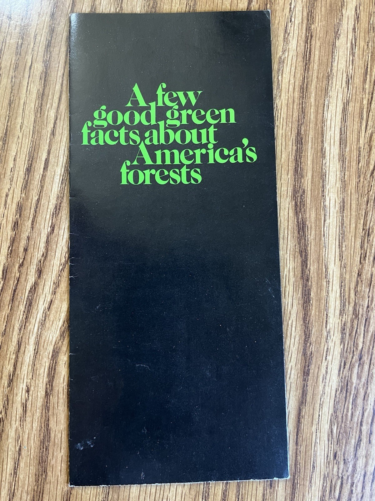 1970s American Forest Institute Vintage Brochure Forest Industry Management