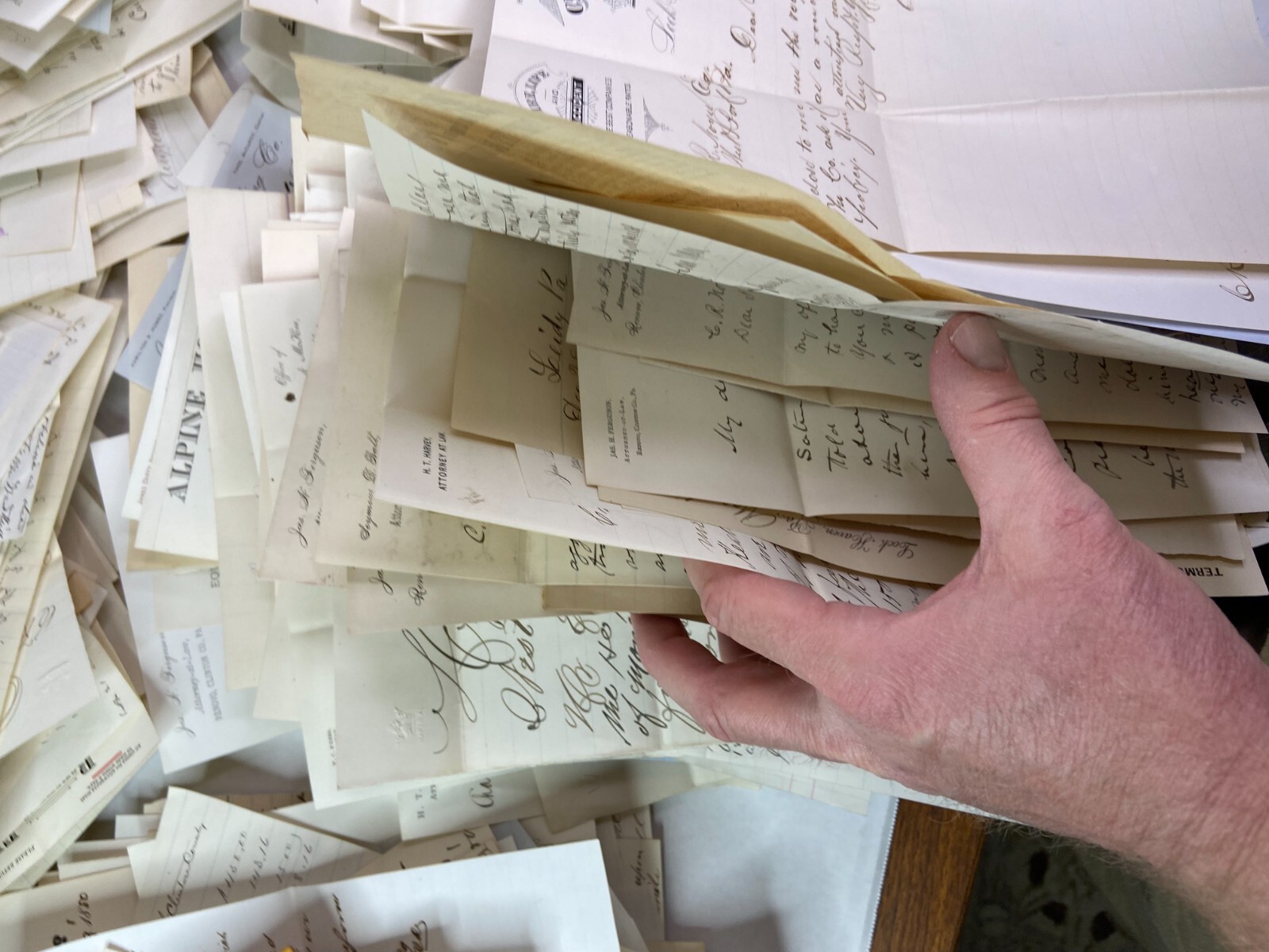 RARE HUGE Letter & Doc Archive 750+ Noyes Lumber 1880s Westport Pennsylvania PA
