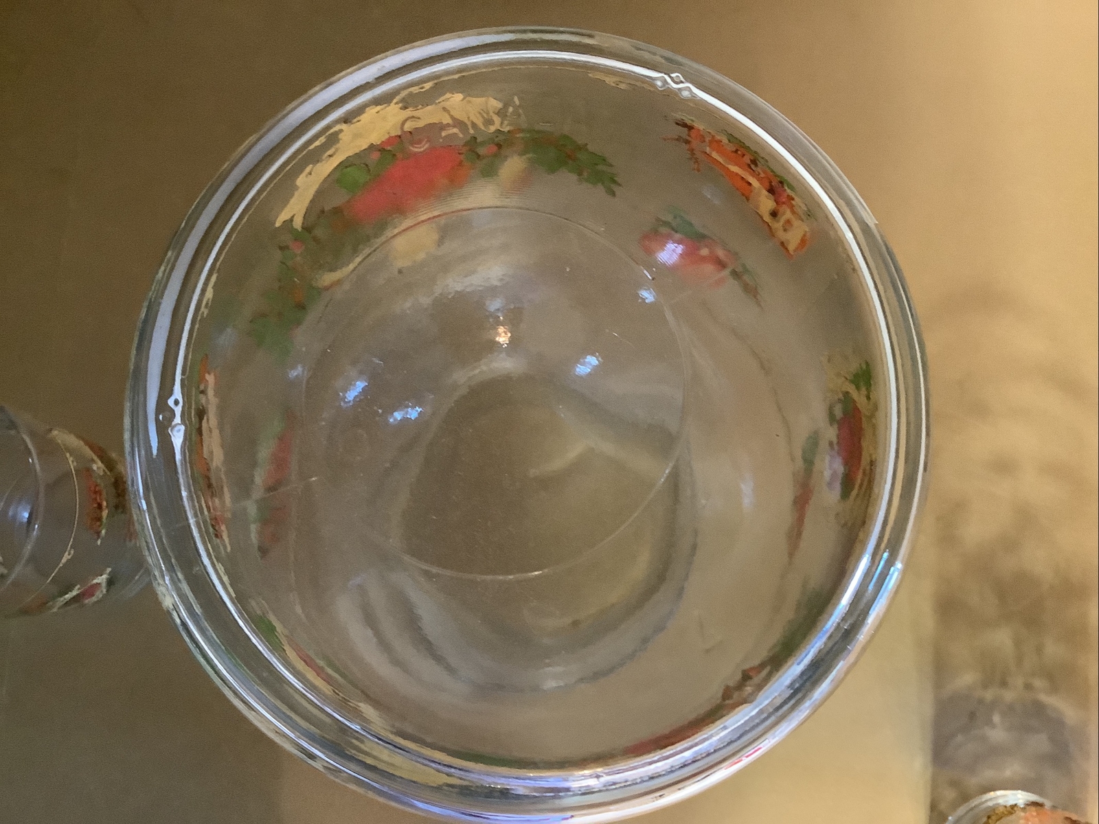 Vintage The Old Farmers Almanac Juice Set Carafe And 2 Glasses
