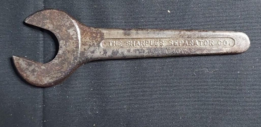 Old Advertising Wrench Sharples Separator Co Tubular Dairy Cream Separator