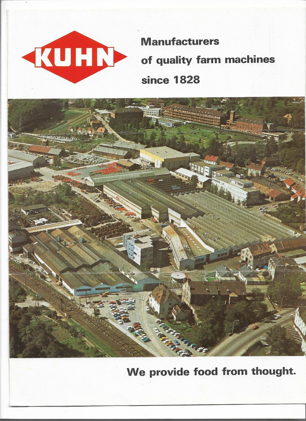Kuhn Manufacturers of Quality Farm Machines Since 1828 Sales Brochure No. 1580GB