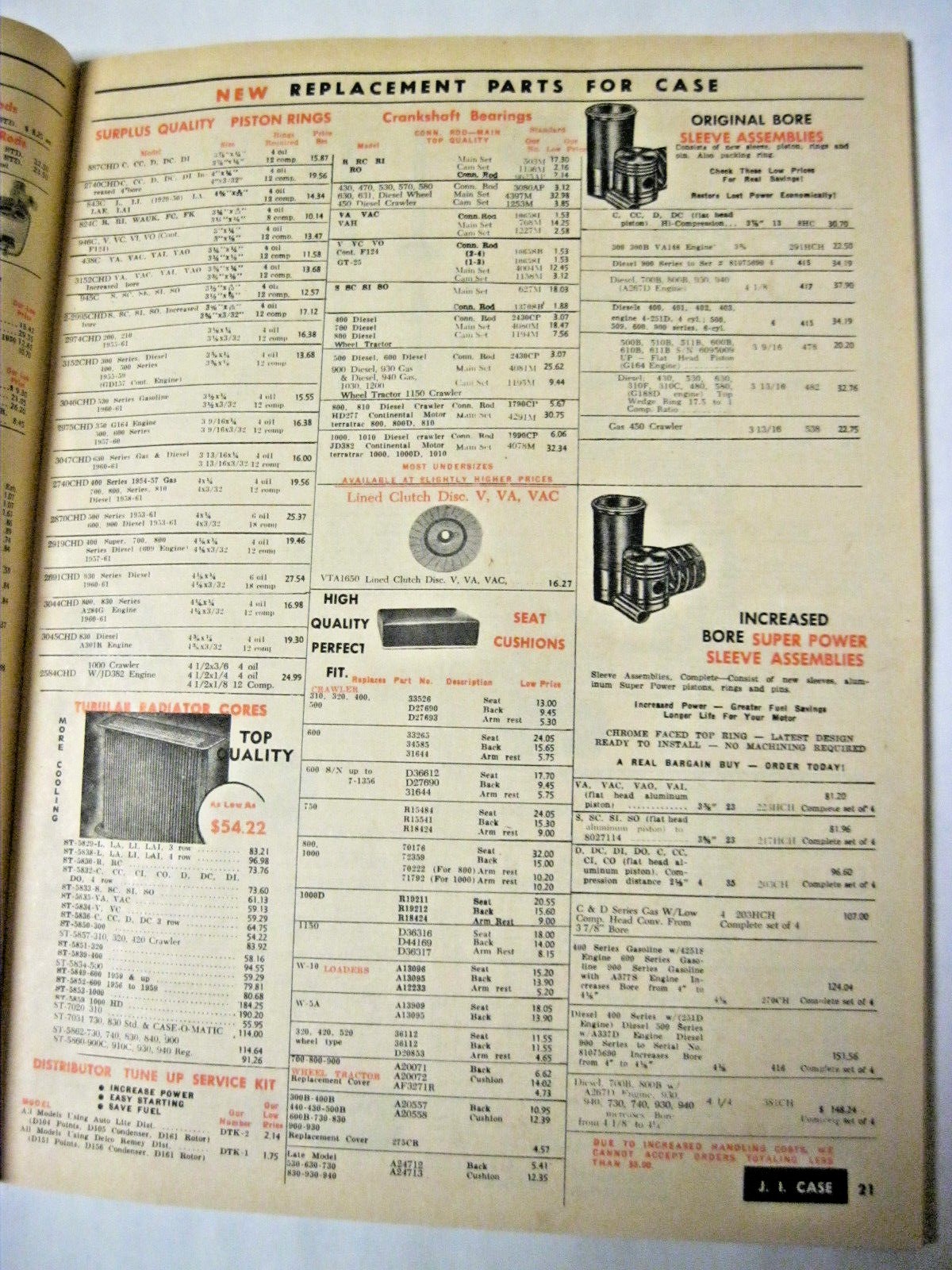 1974 Tractor Parts Discount Catalog