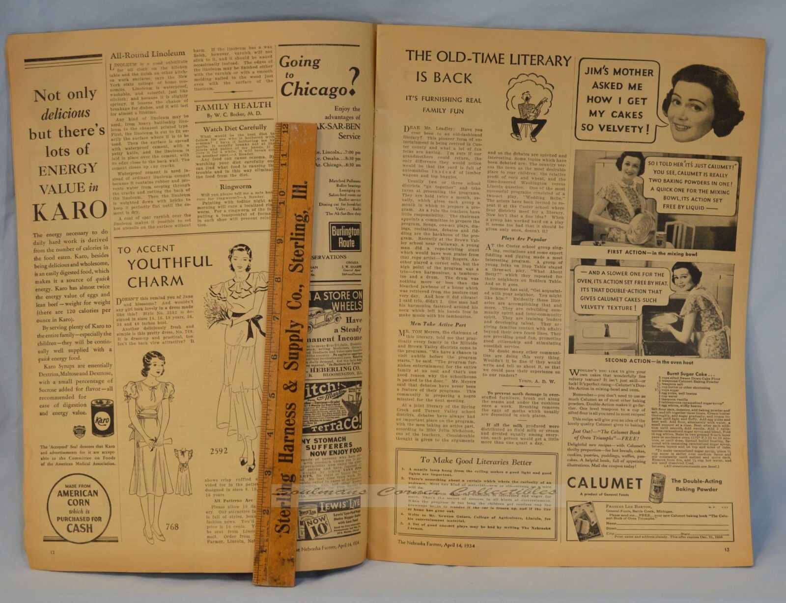 HALF PRICE CLEARANCE SALE Rare Farming Newspaper THE NEBRASKA FARMER Good Shape