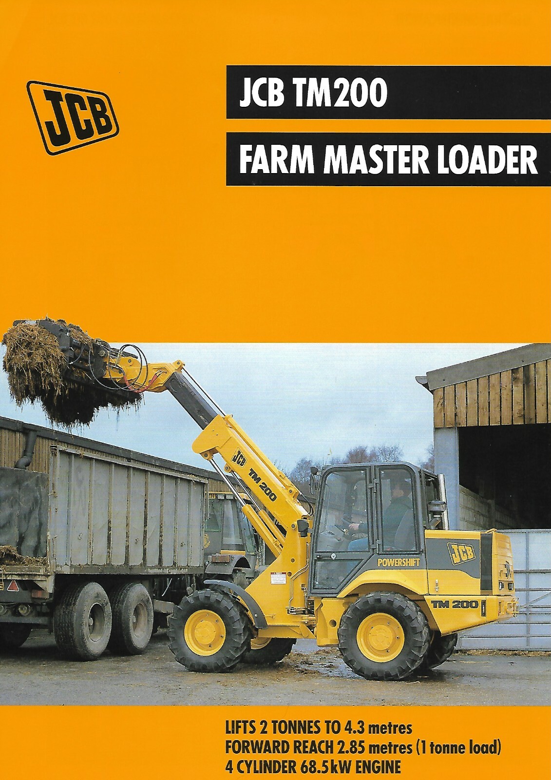Farm Equipment Brochure JCB – TM200 – Farm Master Loader – 2002 (F7368)