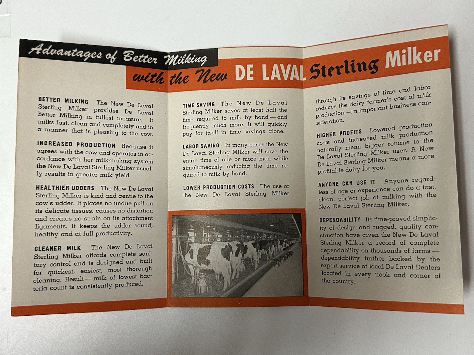 1950&rsquo;s De Laval Dairy Milking Machine pamphlet (22A)