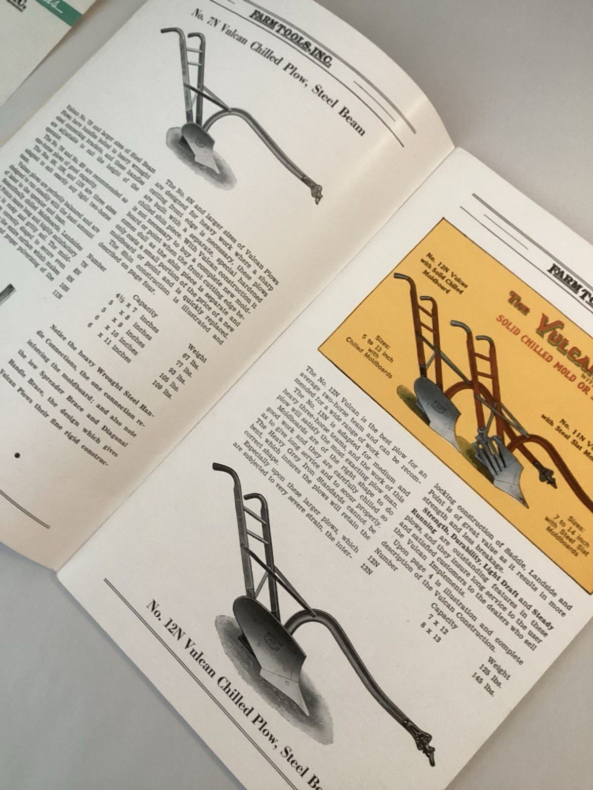 1940’s FARM TOOLS INCORPORATED TRADE CATALOG Farm Equipment MANSFIELD OH Vintage