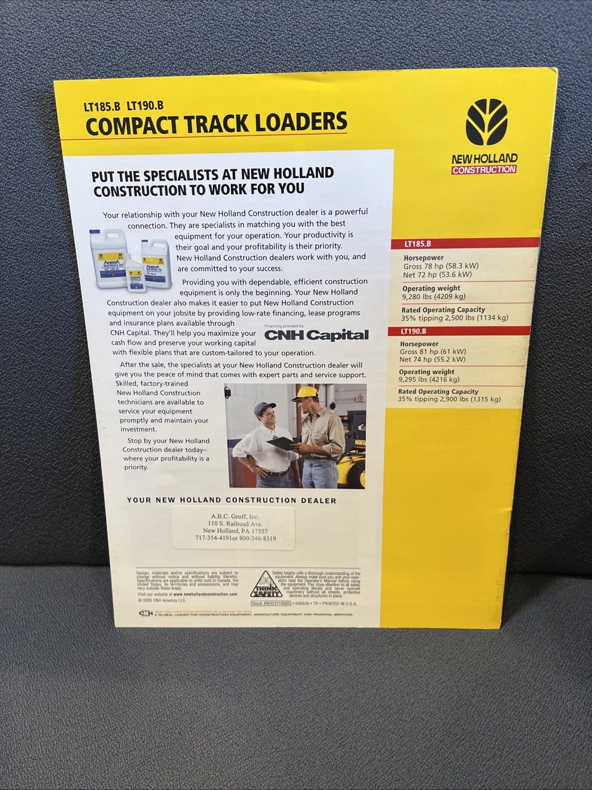New Holland LT190.B Track Loader Sales Brochure