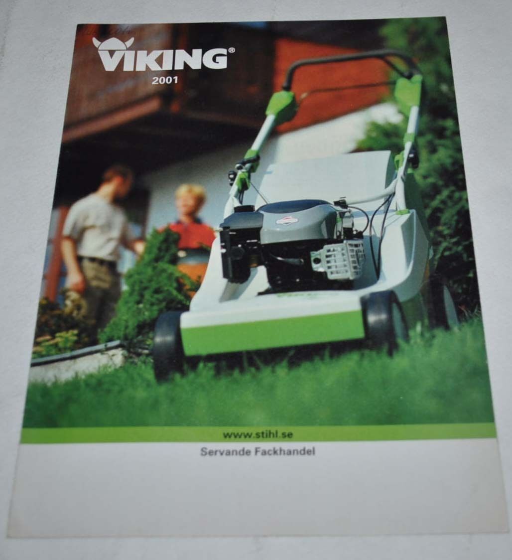 Viking 2001 Gardening Equipmentt Brochure Prospekt