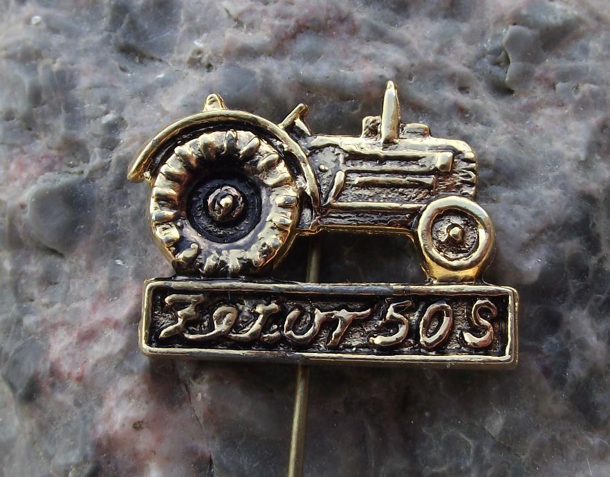 Antique Zetor 50S Agricultural Czech Farming Farm Tractor Pin Badge
