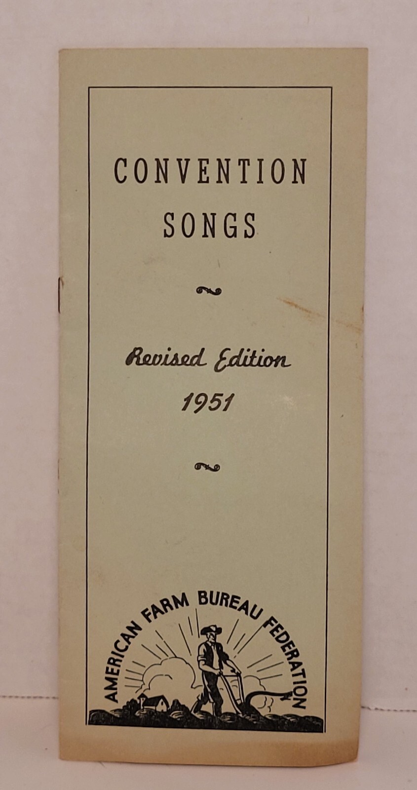 American Farm Bureau Federation 1951 Convention Songs Brochure Vintage Insurance