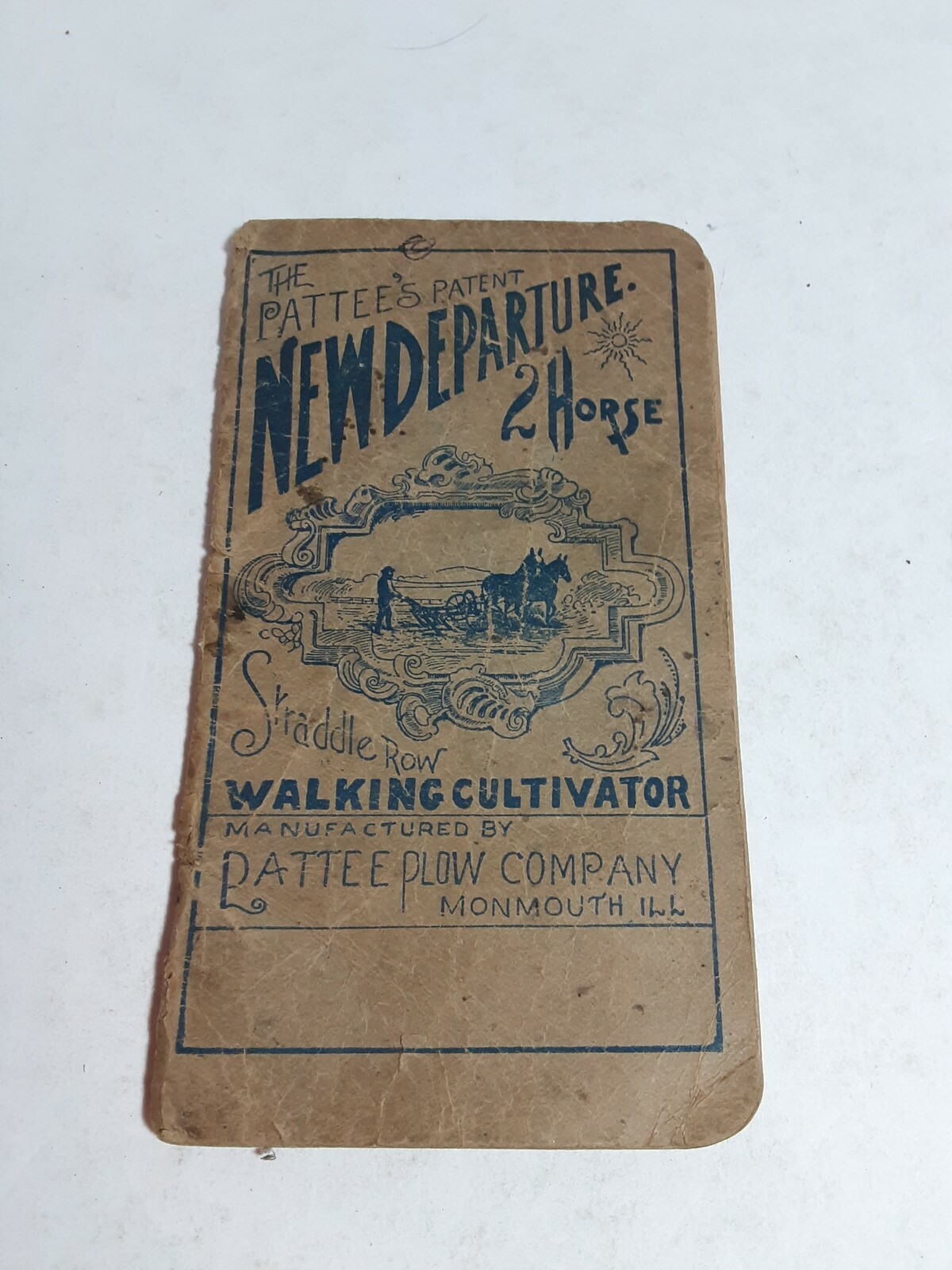 The Pattee Plow Company New Departure 2 Horse Walking Cultivator Brochure