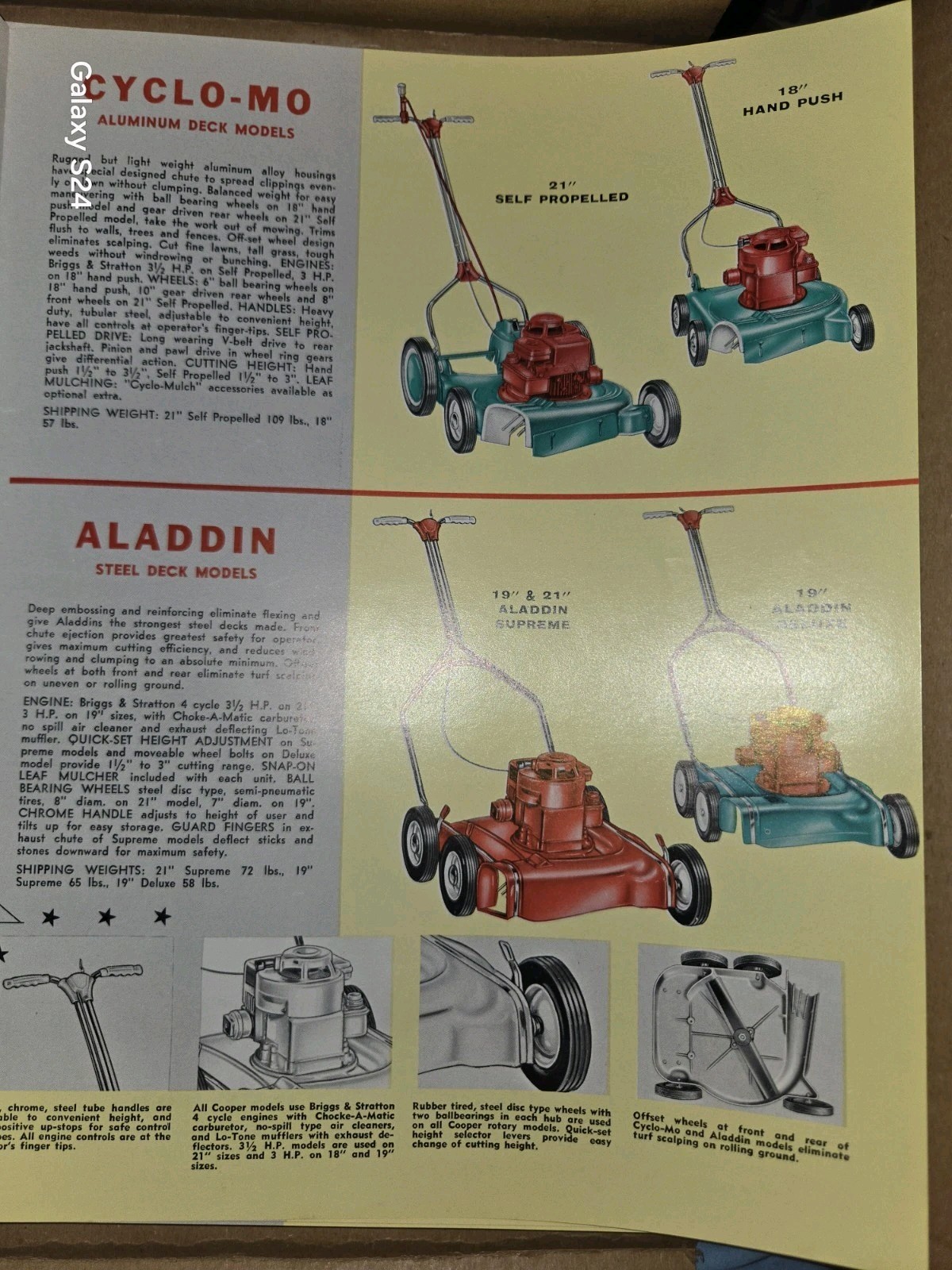 4 PG Copper Mfg Co Lawn Mower Catalog Brochure Klipper Marshalltown IA Vintage