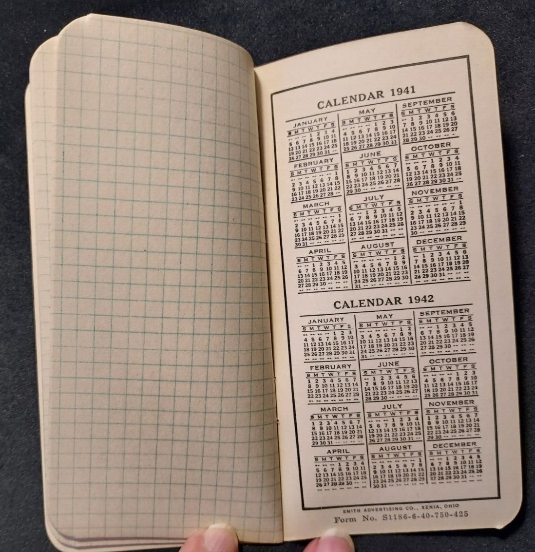 1941 Advertising Memorandum Pad Plymouth Binder Twine Plymouth Cordage Rope