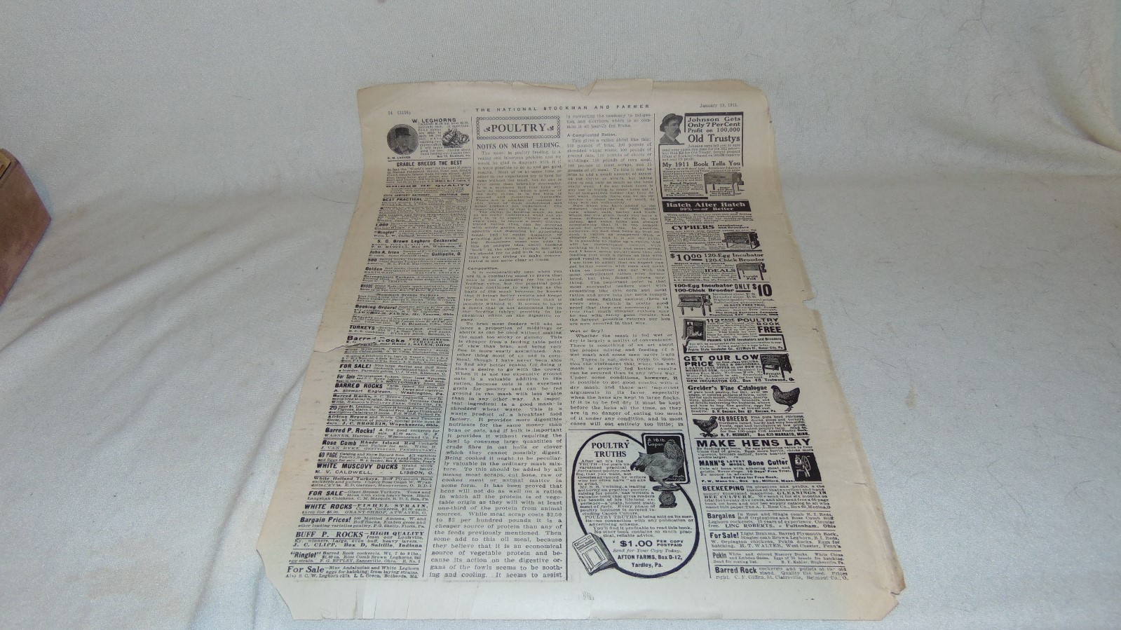 1911 REMINGTON AUTOLOADING RIFLE AND AVERY PLANTER AND OTHER ADVERTISING