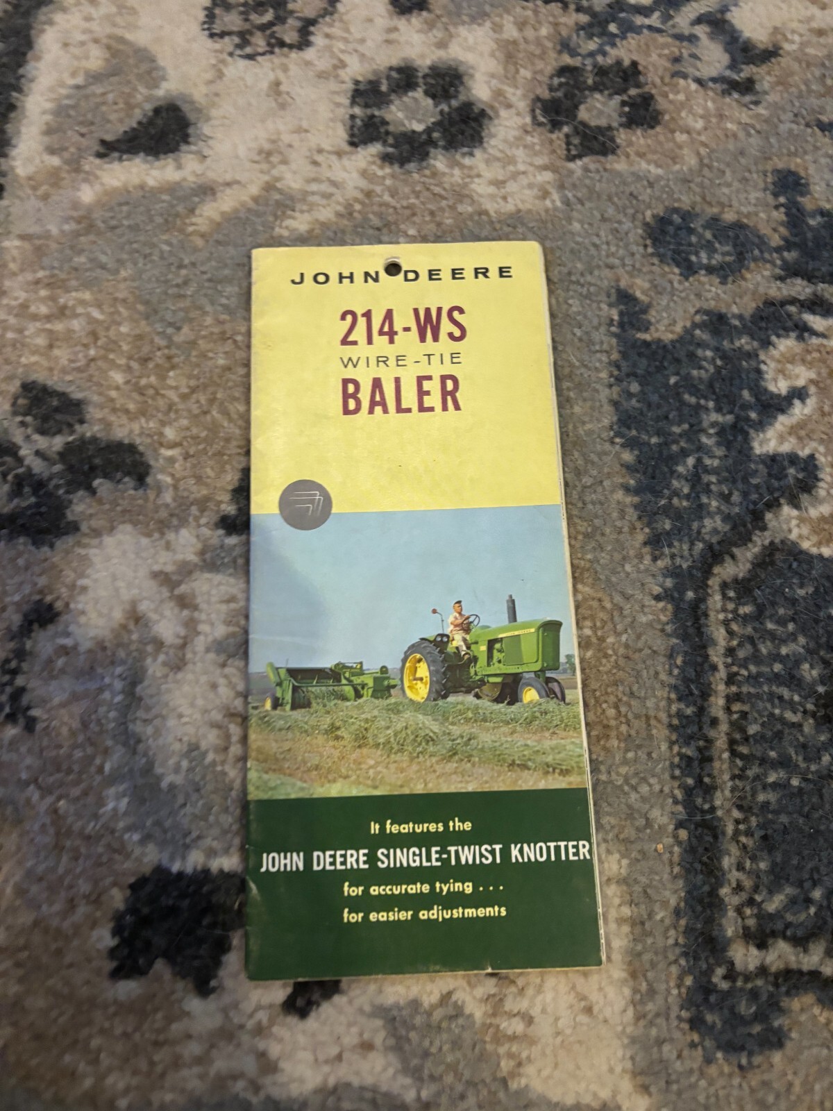 John Deere 214-WS Wire Tie Baler For 1961 Brochure FCCA