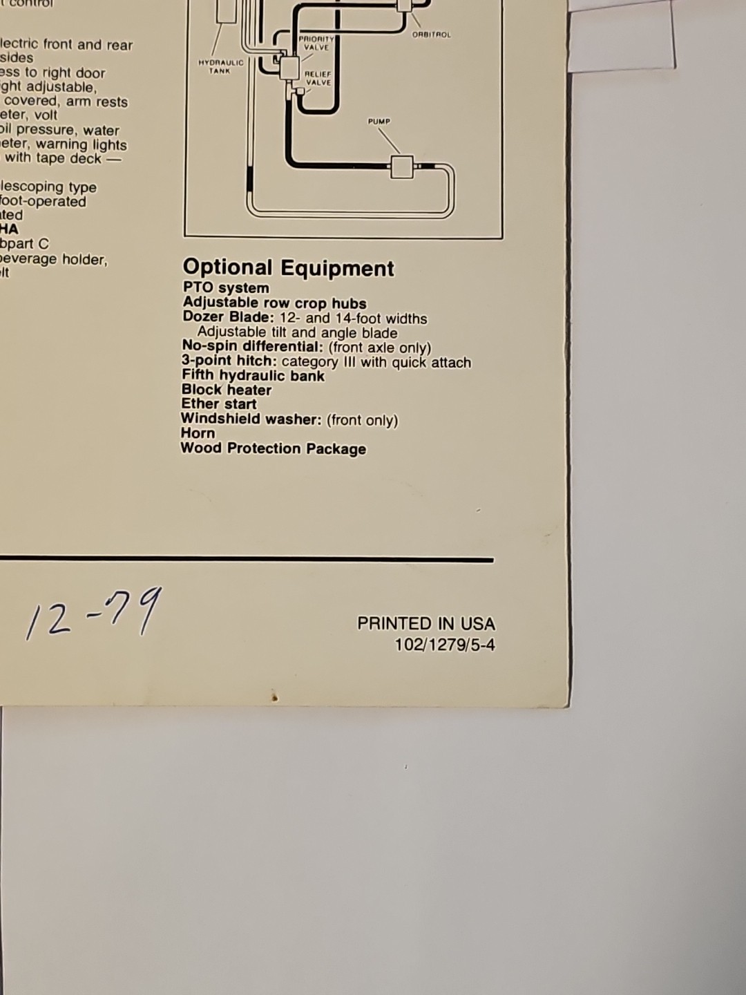 Steiger PT Automatic Transmission Tractor Brochure Foldout