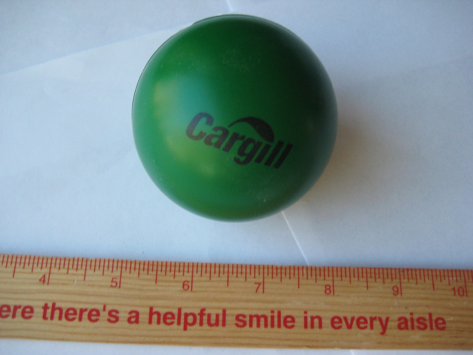 Cargill advertising Foam Ball, 3 inch diameter