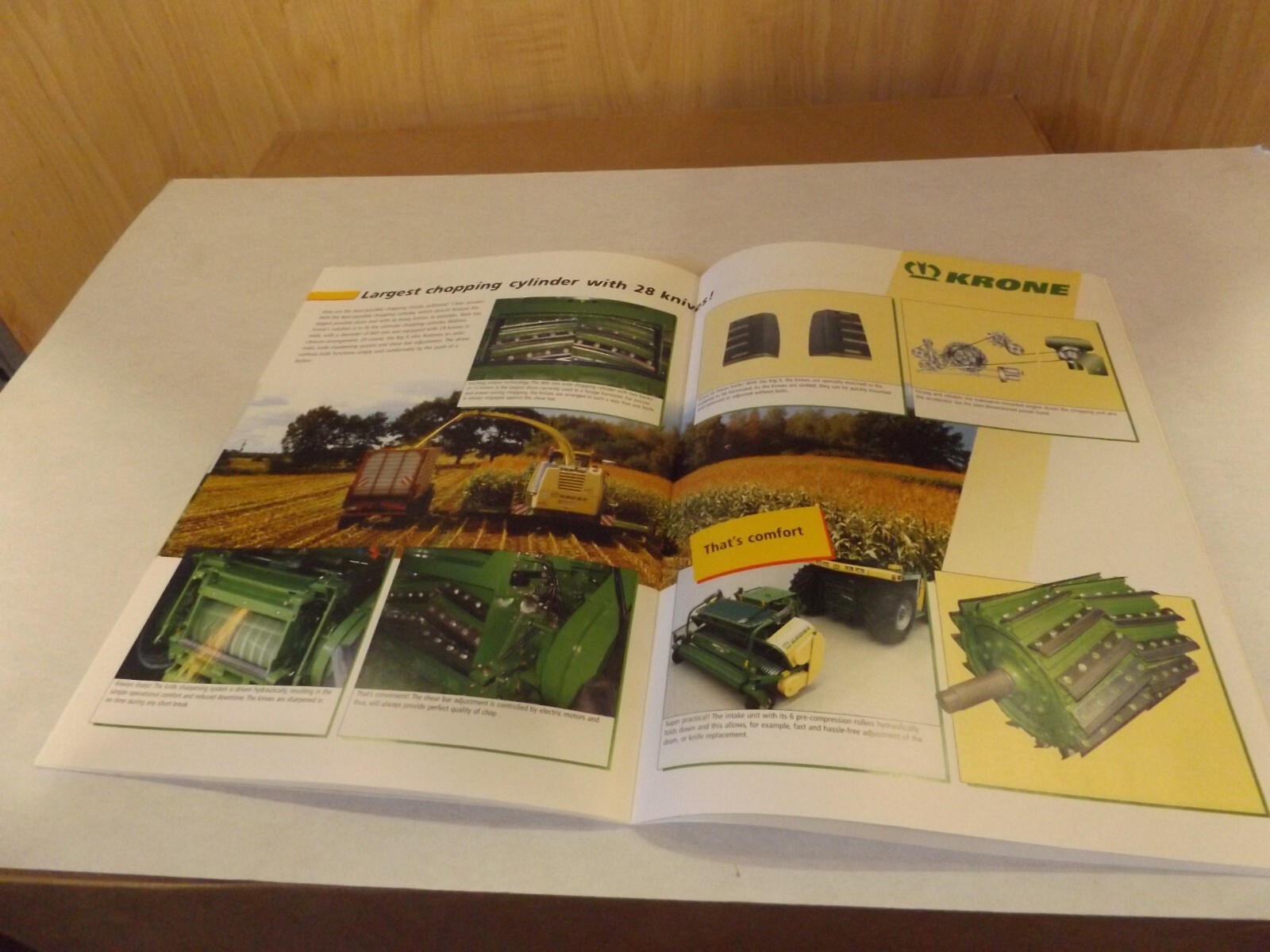 KRONE BIG X PRECISION CROP FORAGE HARVESTER. LITERATURE # BIGX 0401-0196